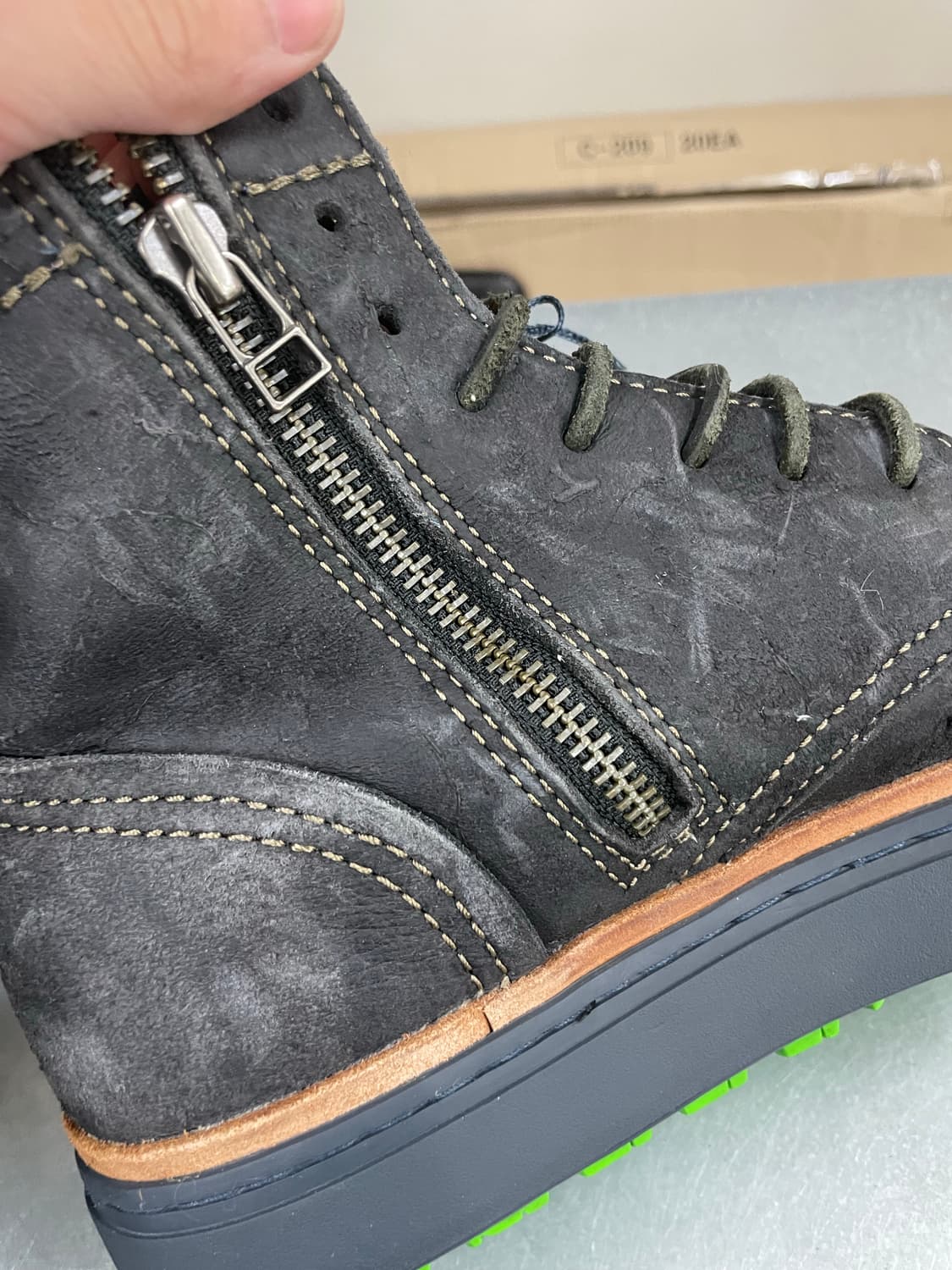 사토리산 히다 스핏파이어 카키 부츠 워커 42 상품이미지9