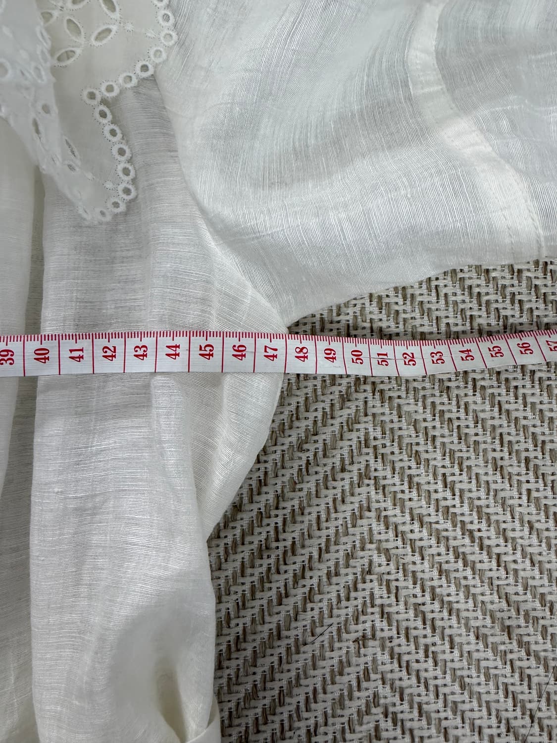 정품) 산드로 펀칭 레이스 롱 원피스 36 상품이미지8