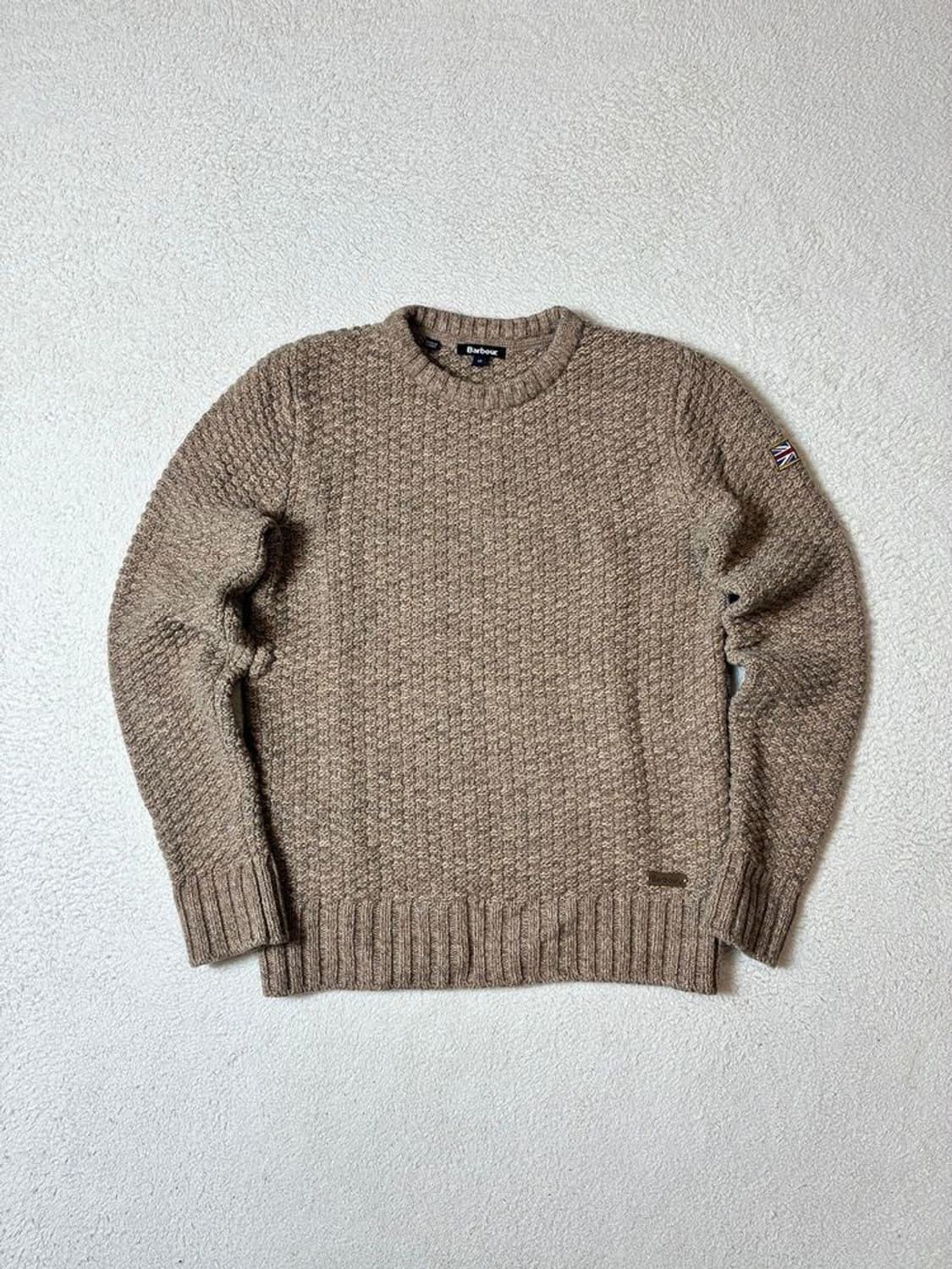 바버 Barbour 100% 램스울 와플 스웨터 니트 PN7351 상품이미지1