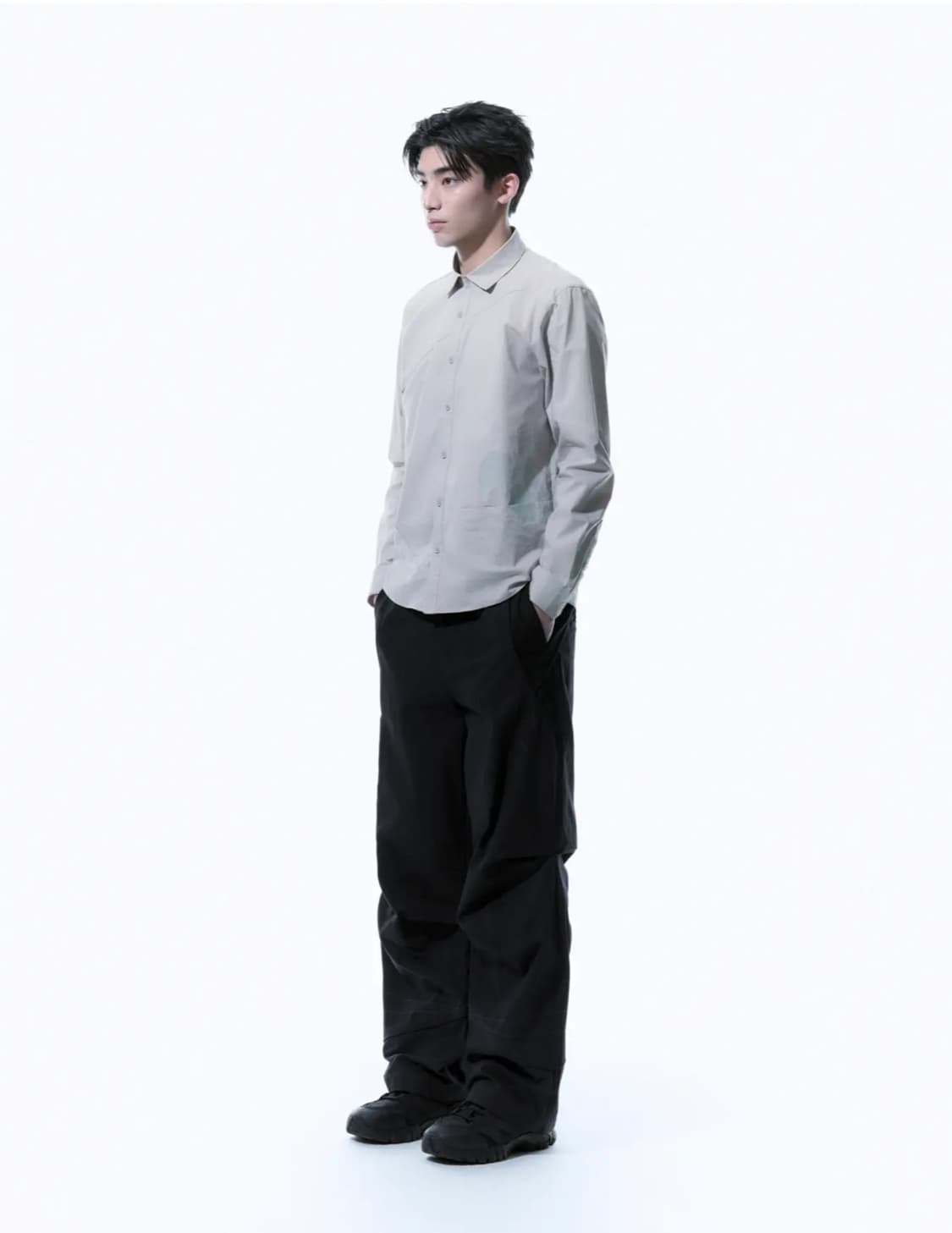 산산기어 린넨 블록 팬츠 [2] 상품이미지4