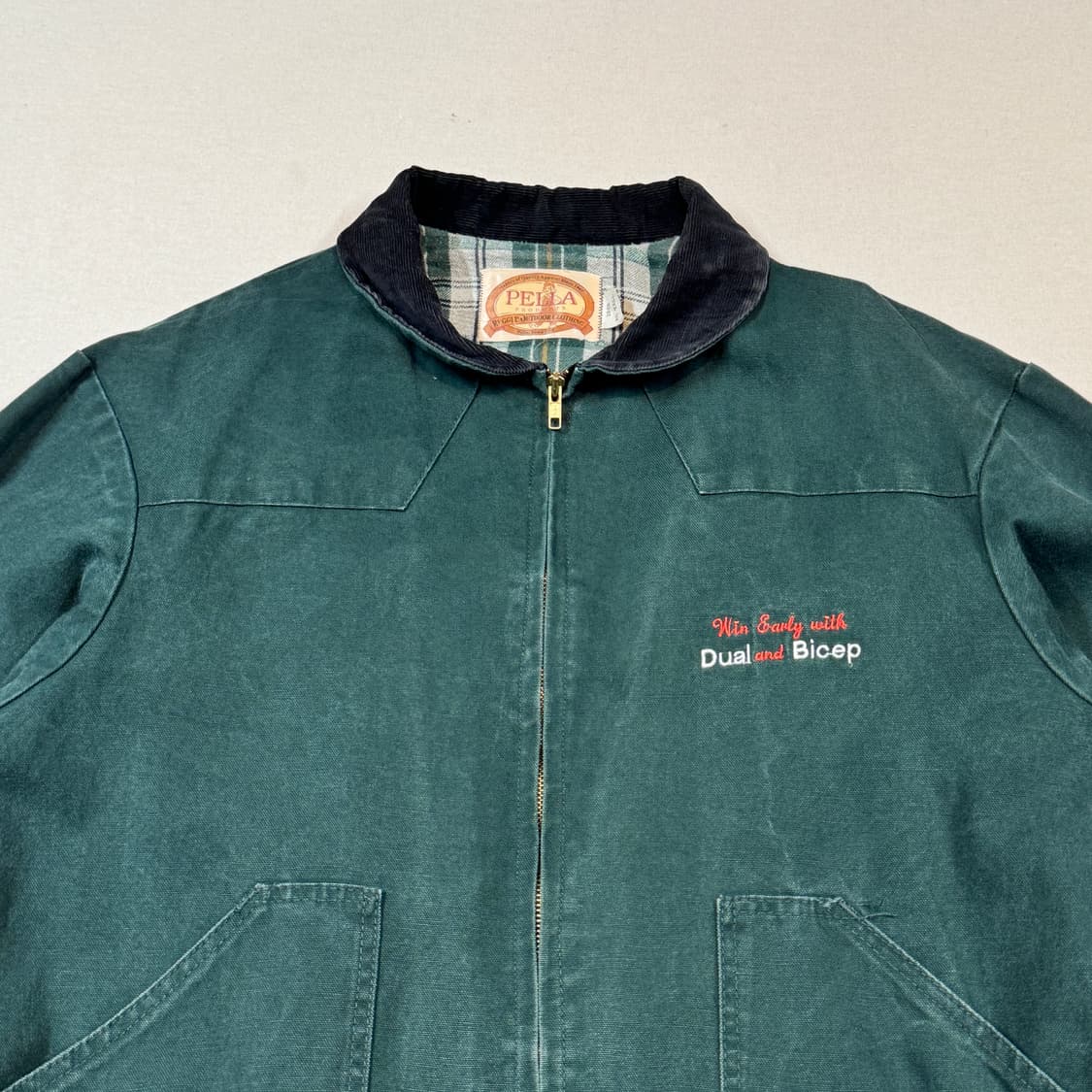 XL) Pella Products USA 덕캔버스 워크웨어 산타페 자켓 상품이미지3