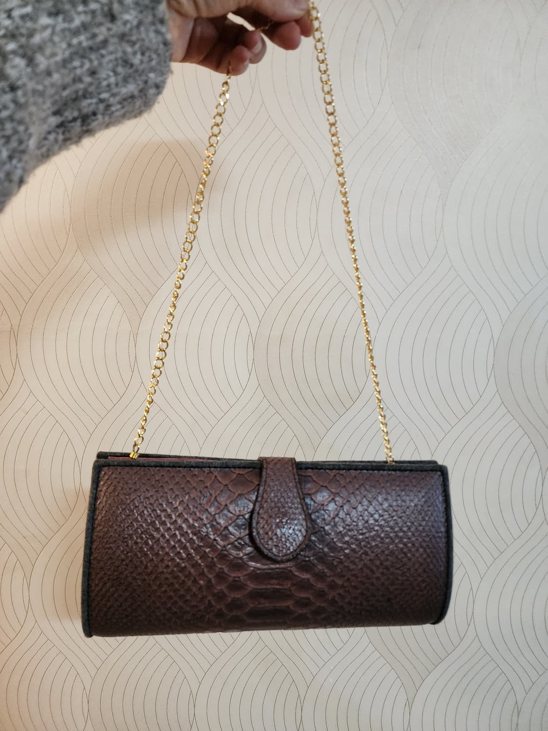 빈티지 뱀부 클러치 상품이미지4