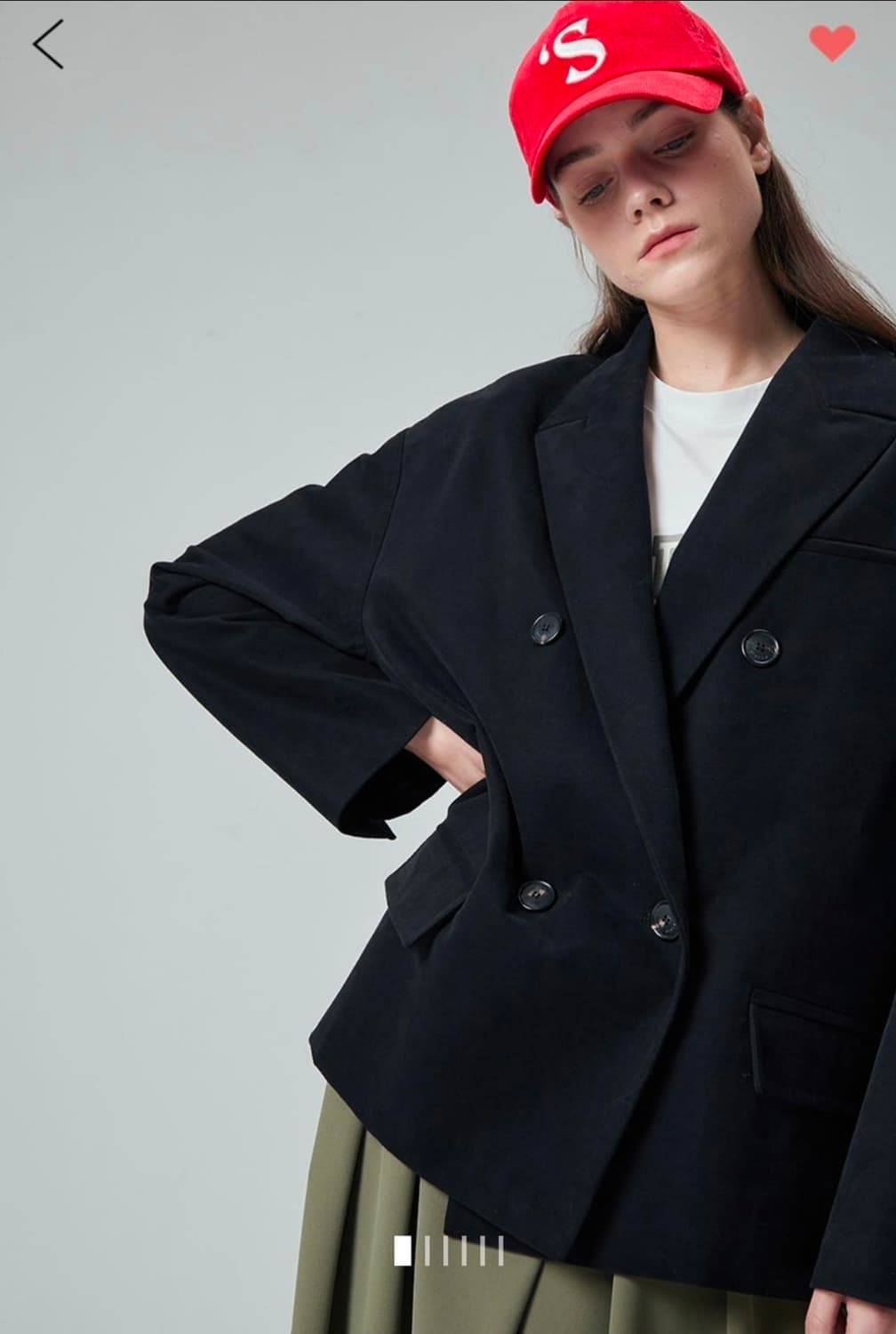 한섬 시스템 2021 캐시미어 블렌딩 울자켓  S 사이즈 상품이미지2