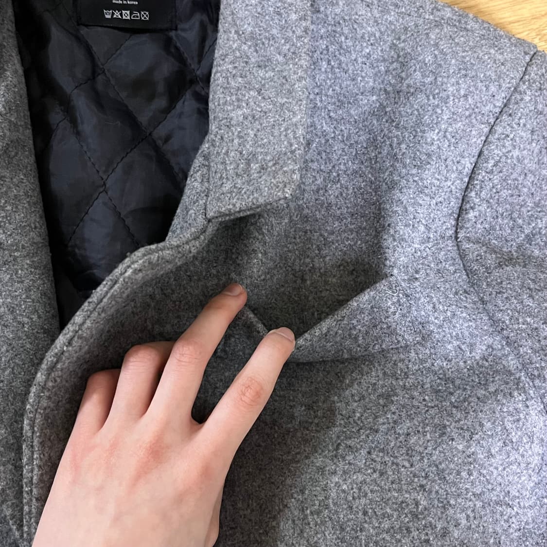 회색 반코트 상품이미지5