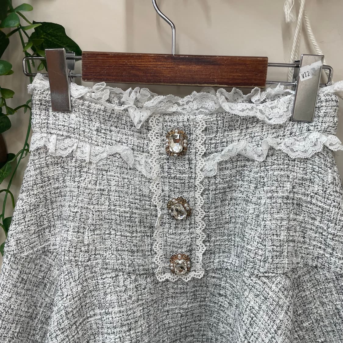 로지타 rojita 트위드 미디 스커트 상품이미지1