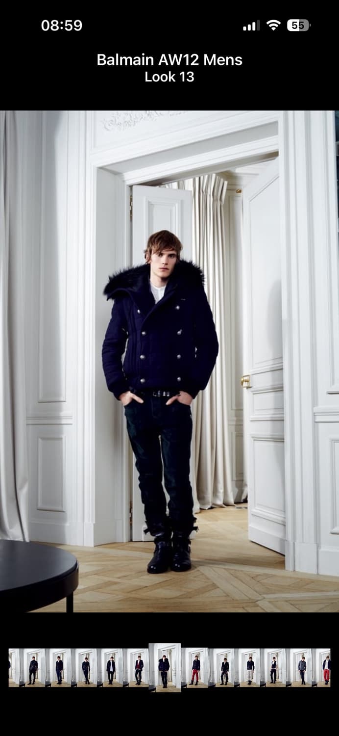 발망 12AW 라쿤퍼 트림 파카 자켓 상품이미지2