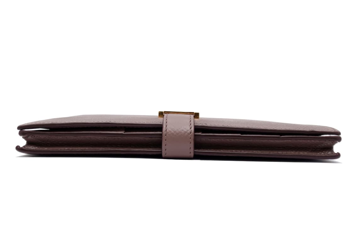 에르메스 베안 소플렛 에토프 그레이 앱송 금장 남녀공용 장지갑 C각인 상품이미지8