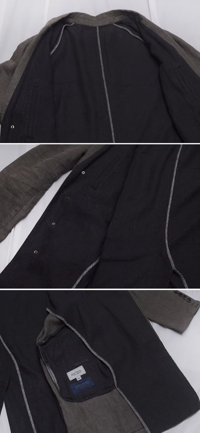 시리즈 (series) 이태리 디나모 천연 린넨 롱자켓 (100-105) 상품이미지7