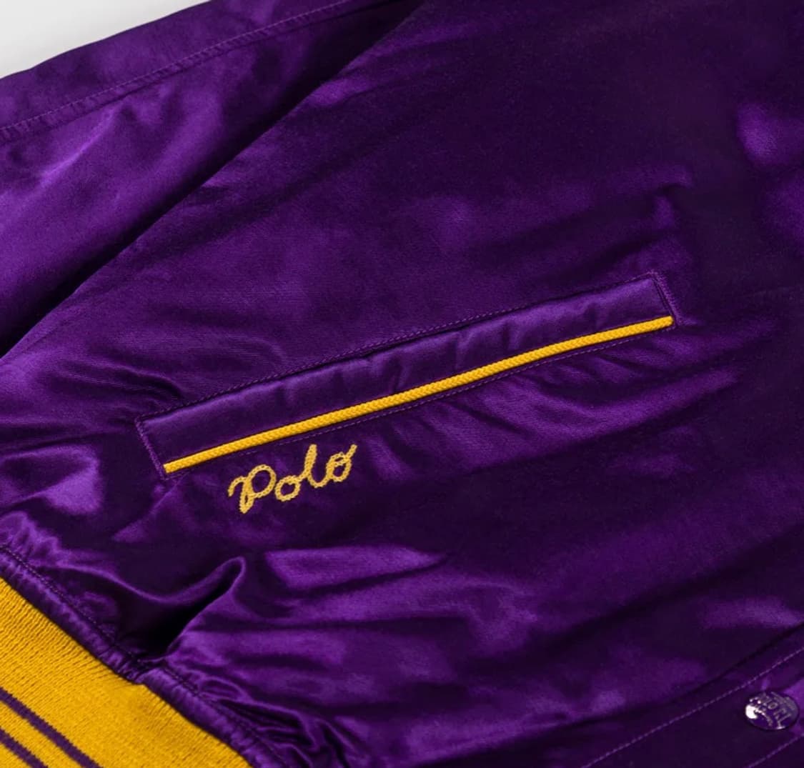 (M) 폴로 사틴 바시티 자켓 상품이미지7