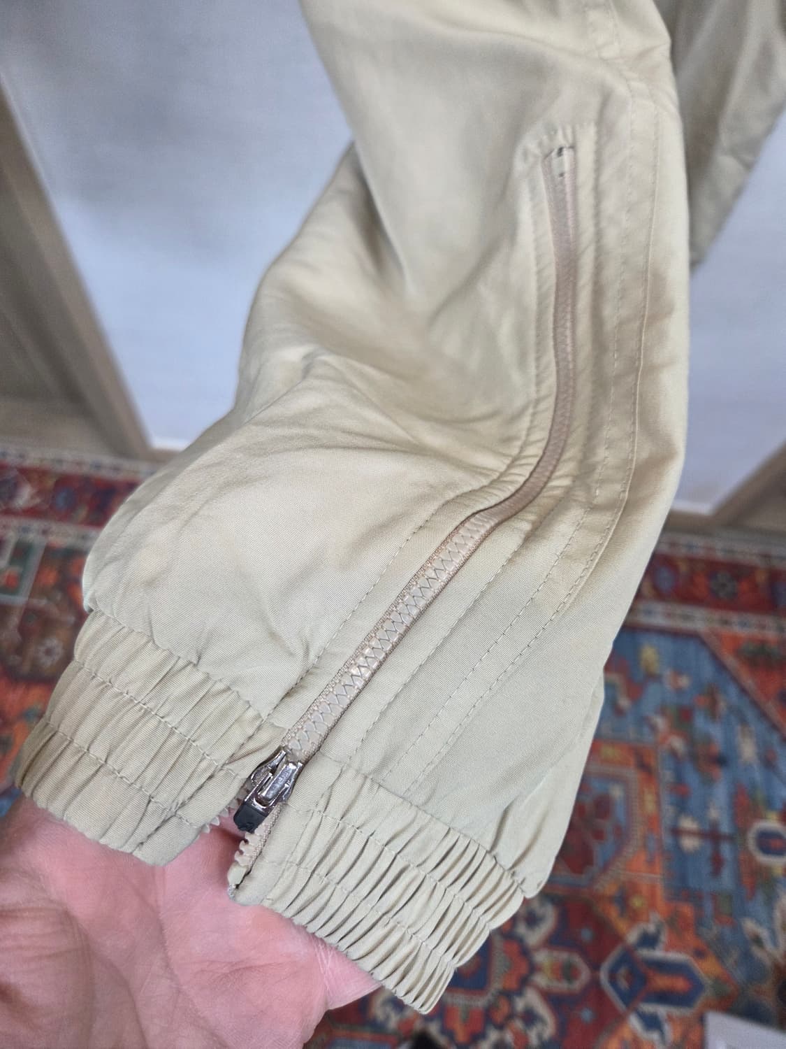 아식스 올드스쿨 안감누빔 방풍 팬츠 대략 xxl 상품이미지7