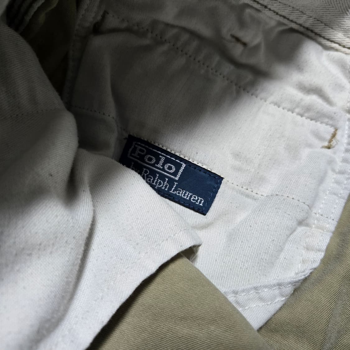 32 폴로랄프로렌 빈티지 하프 쇼츠 카키 상품이미지2