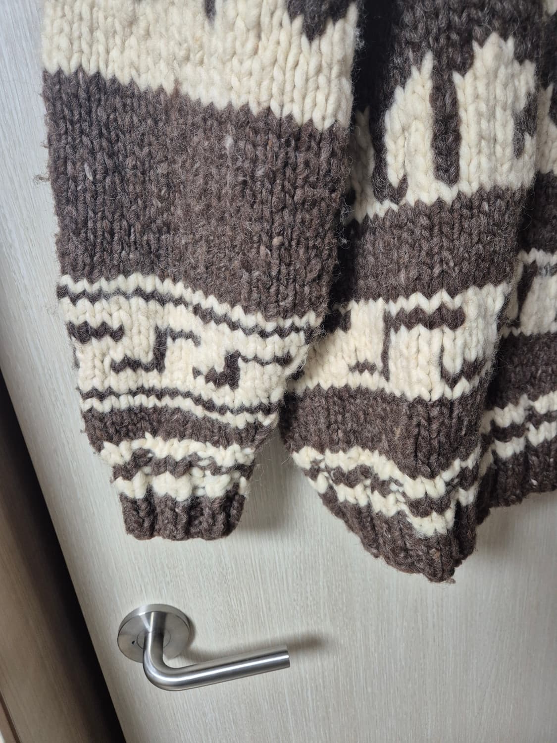 캐나다 핸드메이드 코위찬 니트 가디건 M 노르딕가디건 상품이미지4