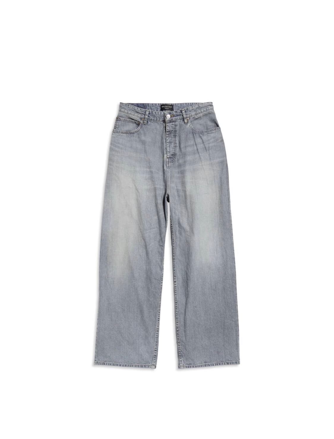 [S] 발렌시아가 배기 팬츠 연청 상품이미지1