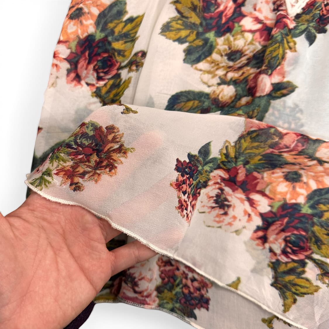 Floral Draping Lace Sleeveless 상품이미지6