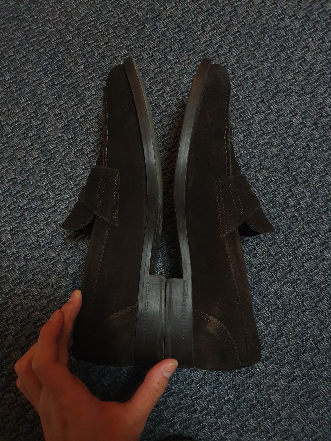 마시모두띠 브라운 스웨이드 페니로퍼 (285) 상품이미지3