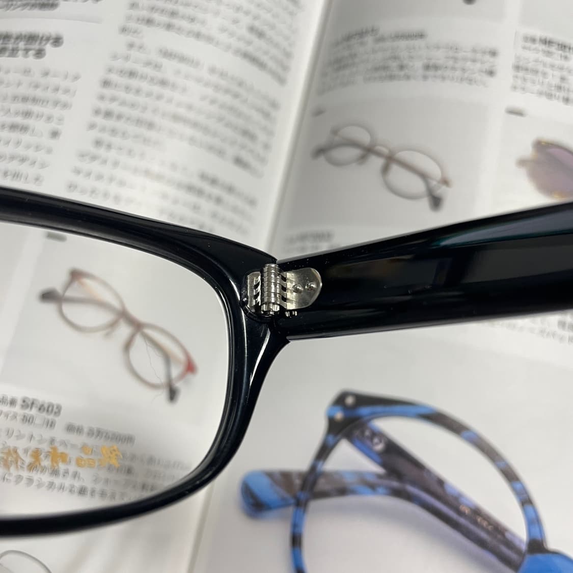銘品晴夫作 하루오사쿠 일본 장인 뿔테 안경 상품이미지5