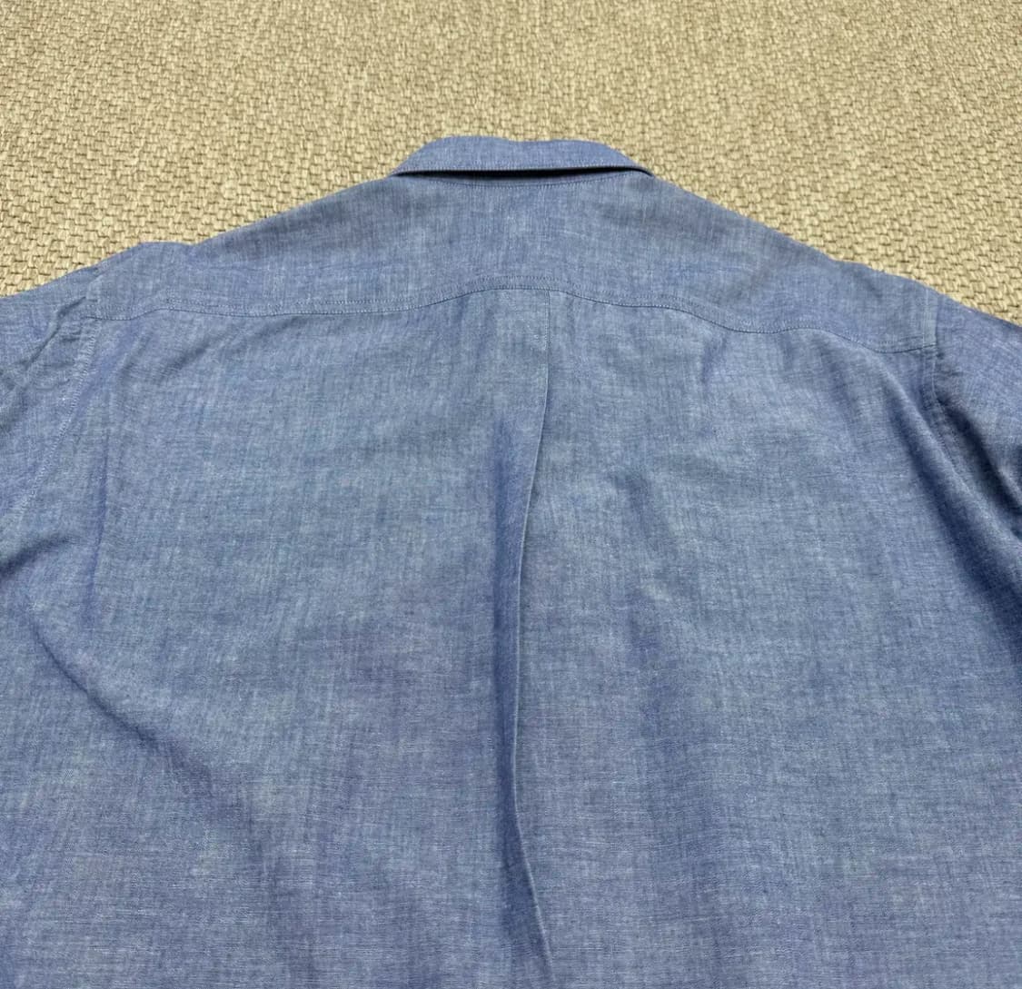 이세이미야케 80s 샴브레이 셔츠 상품이미지3