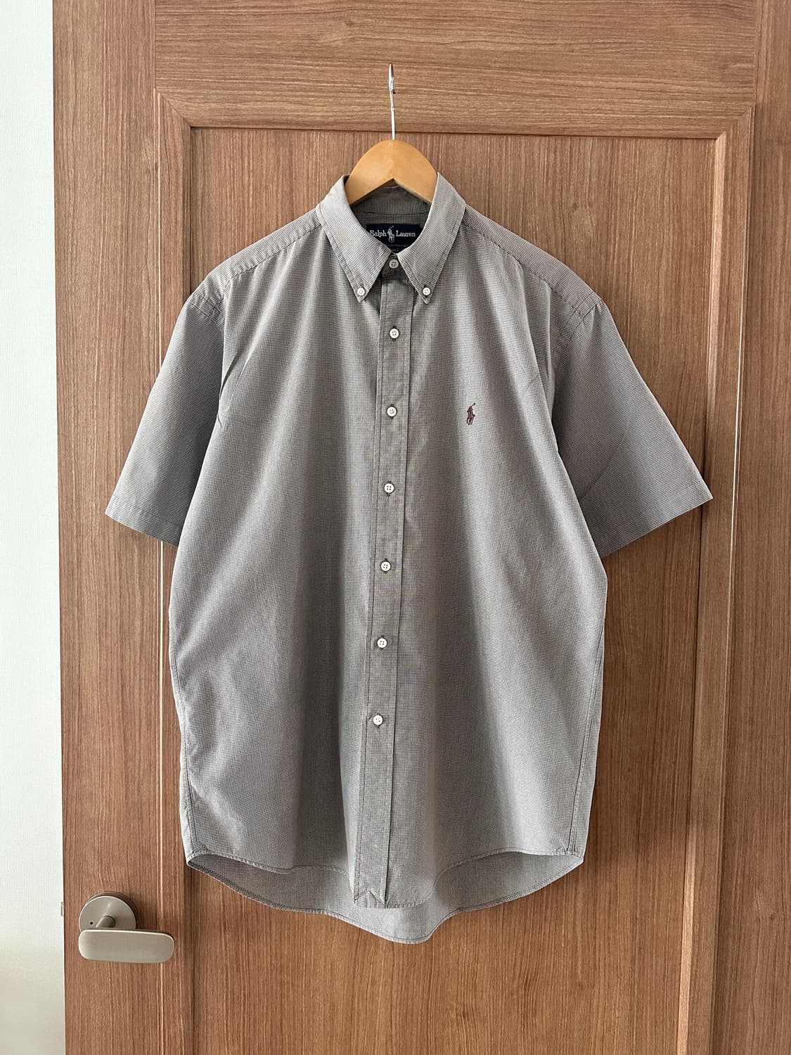 Polo Ralph Lauren 잔 깅엄 체크 반팔 셔츠 m  상품이미지2