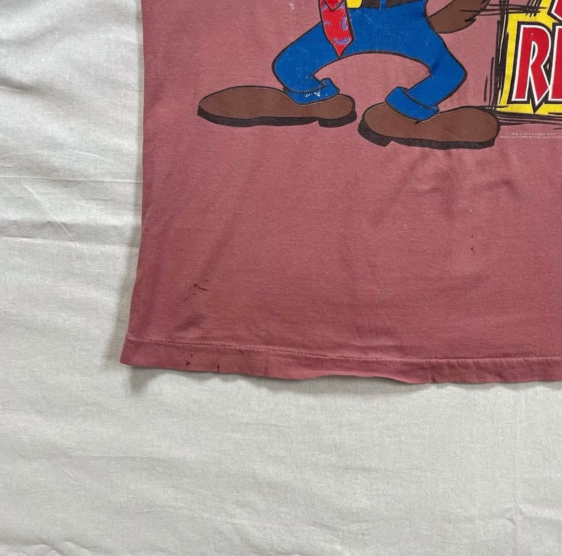 90s 루니툰즈 Taz티 made in usa 상품이미지2