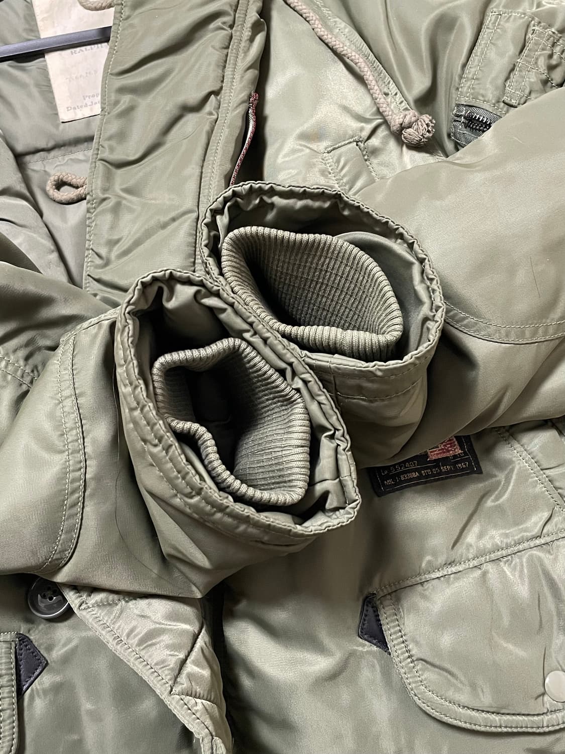 폴로 앤서플라이N3B 야상패딩 상품이미지6