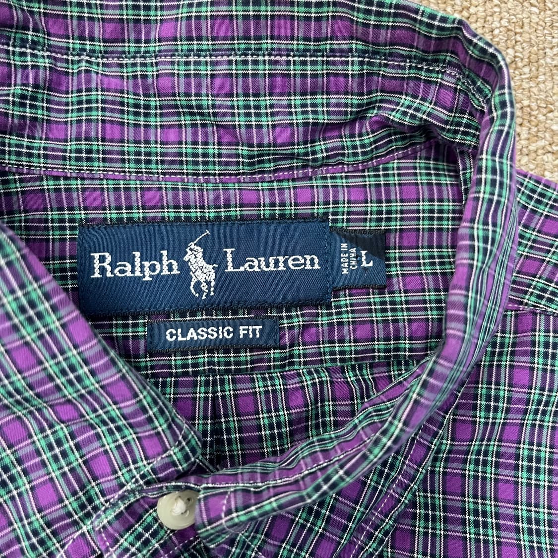 폴로 랄프로렌 체크셔츠 상품이미지4
