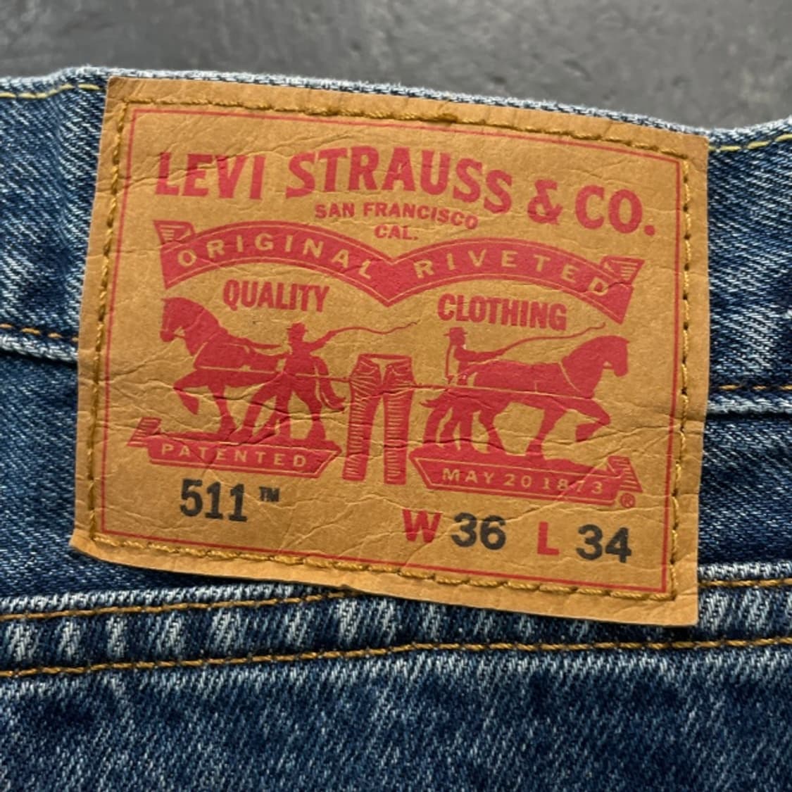 36 리바이스 511 청바지 상품이미지5