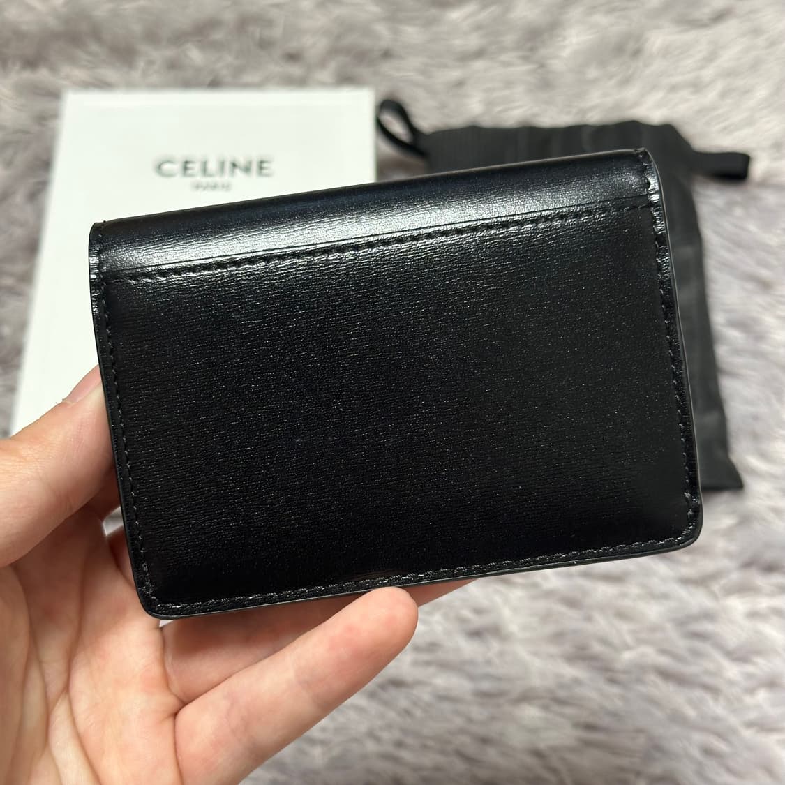[풀구성] 셀린느 트리옹프 카드지갑 블랙 상품이미지2