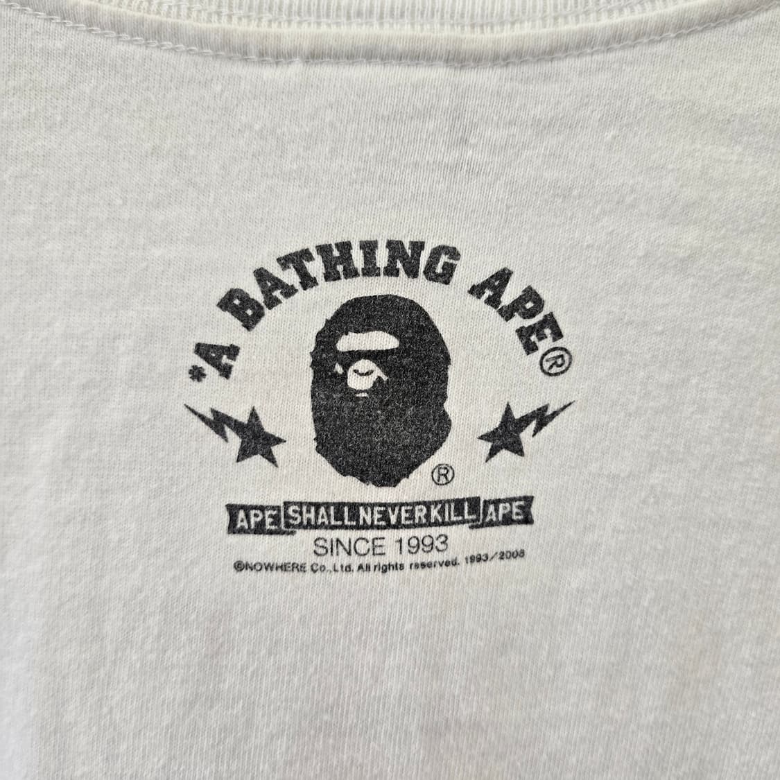 A BATHING APE 베이프 엘리펀트 그래픽 반팔 티셔츠 상품이미지7