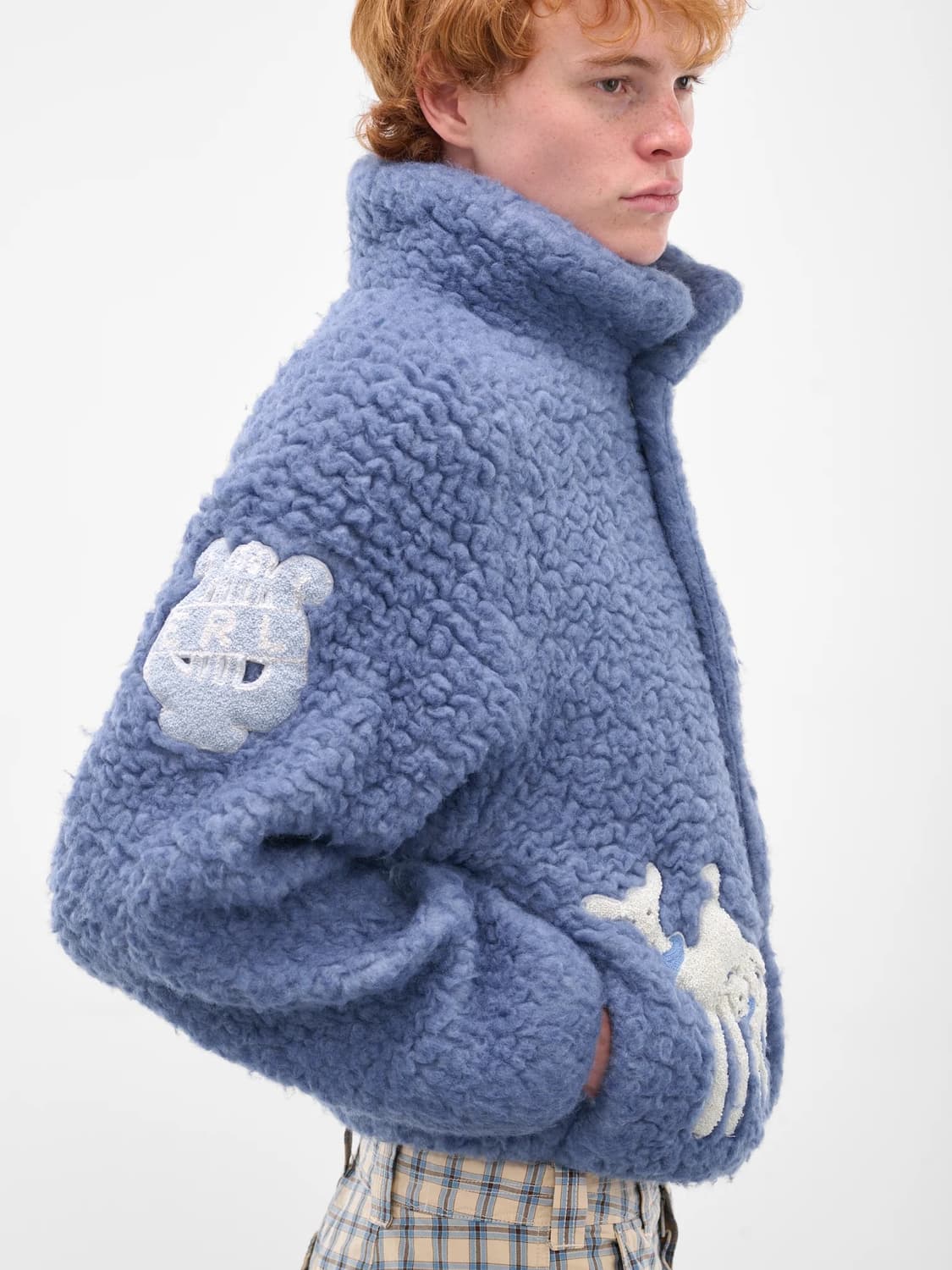 [S]이알엘 ERL 25fw 바시티 시어링 자켓 상품이미지5