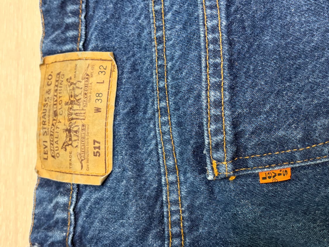 빈티지 리바이스 517 38x32 made in usa🇺🇸 상품이미지3