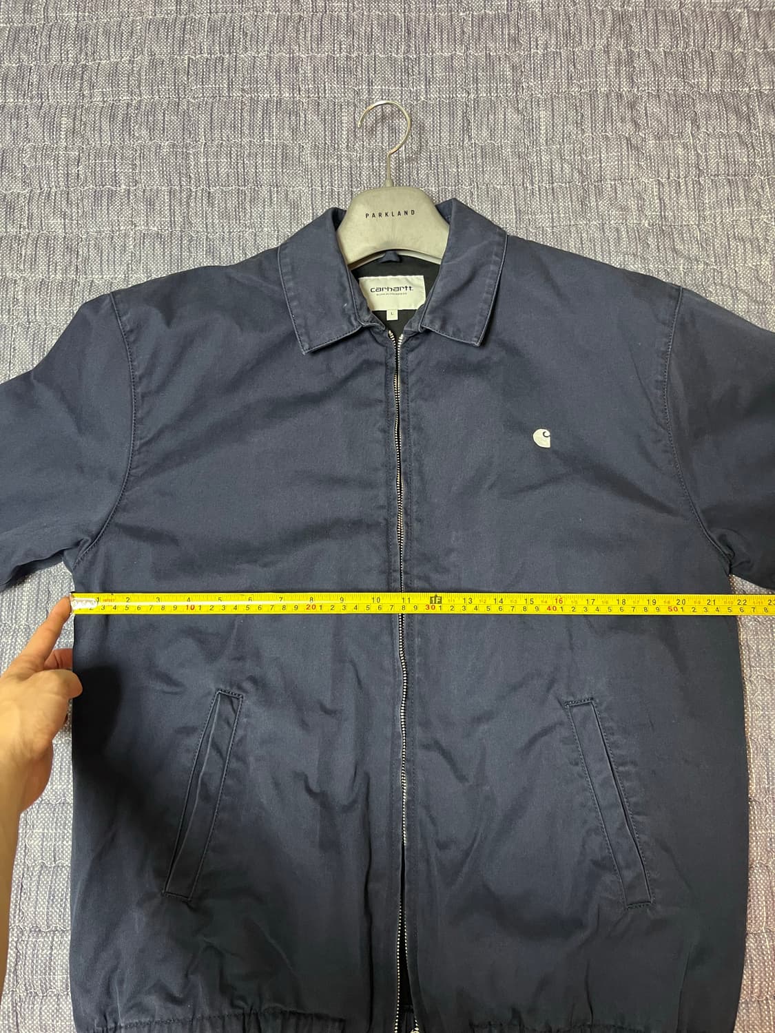 [L] 칼하트 wip 메디슨 자켓 네이비 상품이미지8