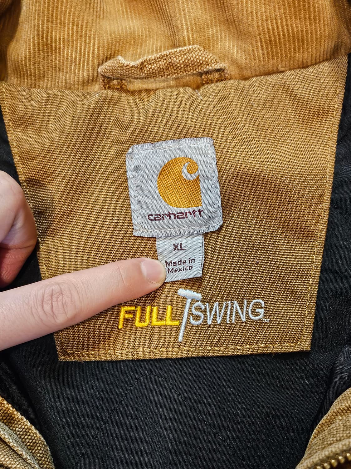 칼하트 풀스윙 덕캔버스 워크자켓 상품이미지4