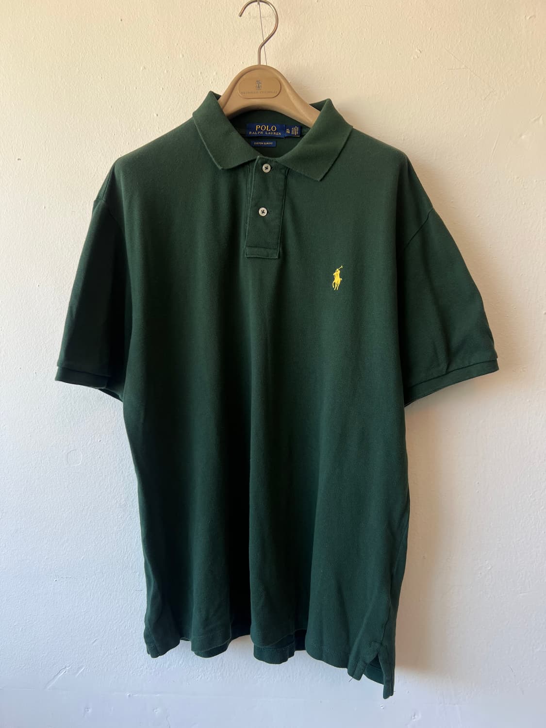 폴로랄프로렌 남성 카키 PK카라반팔티셔츠 상품이미지2