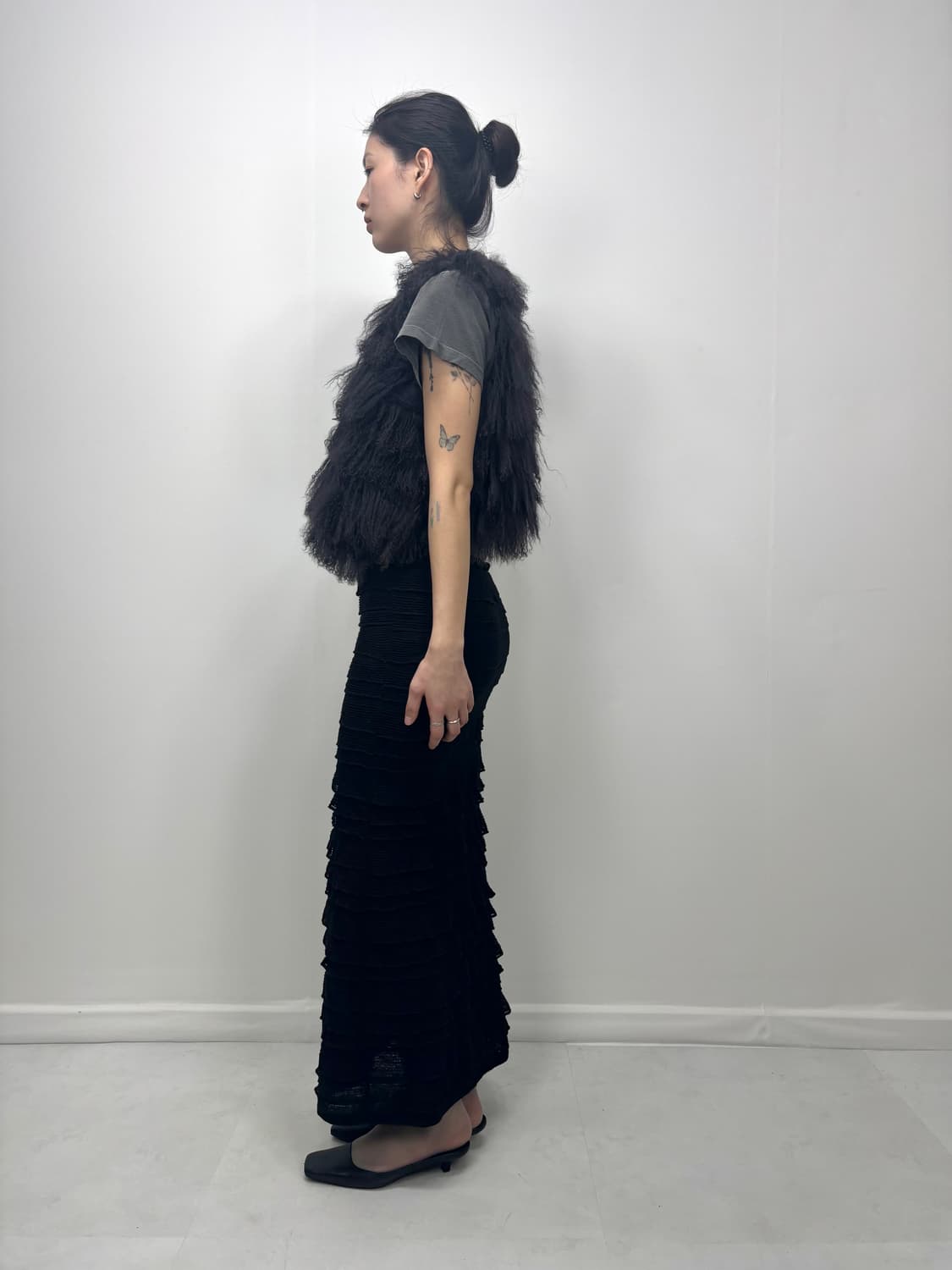 PURPLE GRAY FUR VEST 상품이미지6