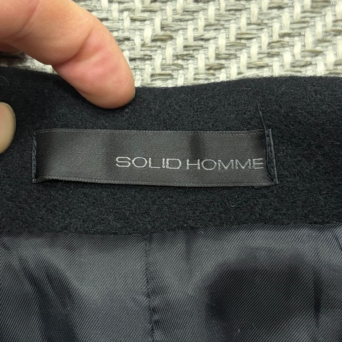 솔리드옴므 울블렌드 더블코트 v1998 상품이미지7