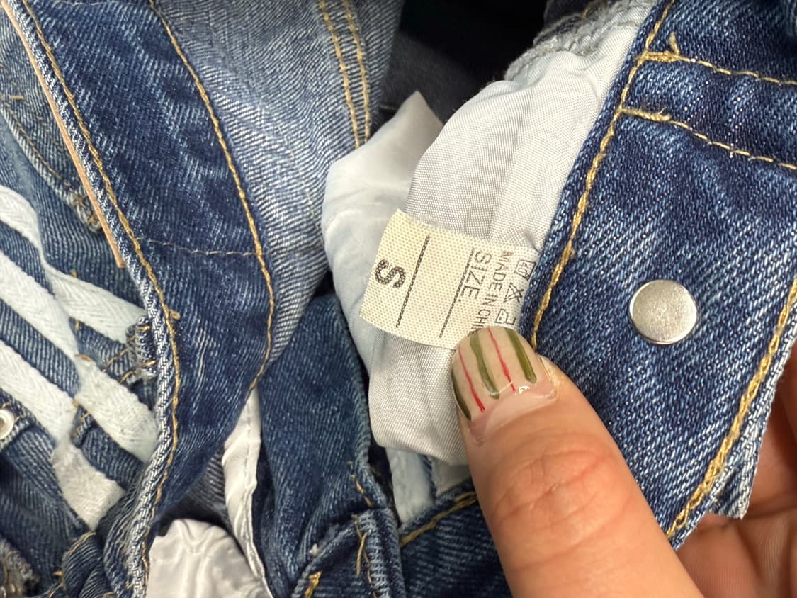 [28inch] 데님 와이드 팬츠 상품이미지5