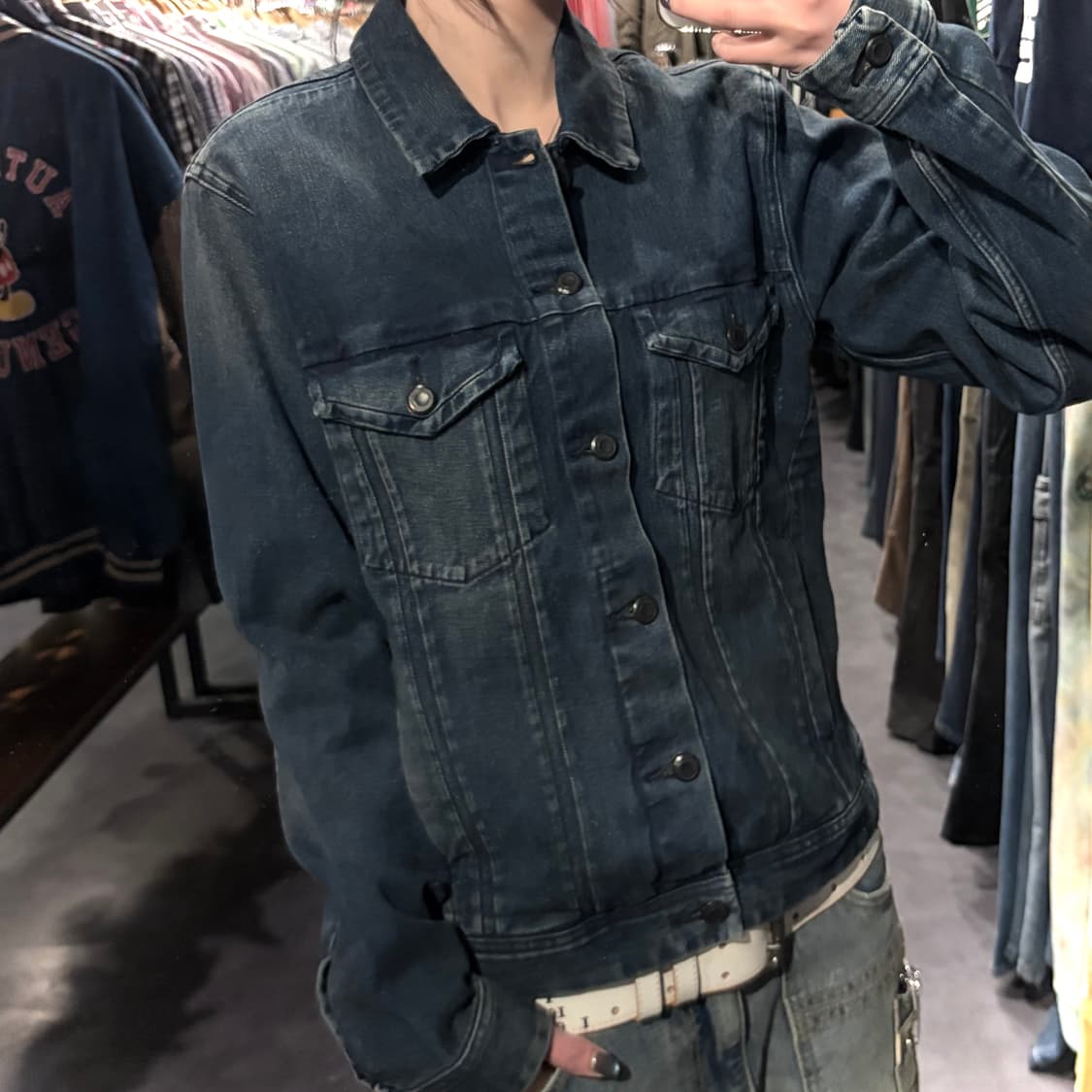 [IM] Calvin Klein 캘빈클라인 데님 트러커 자켓 진청 상품이미지5