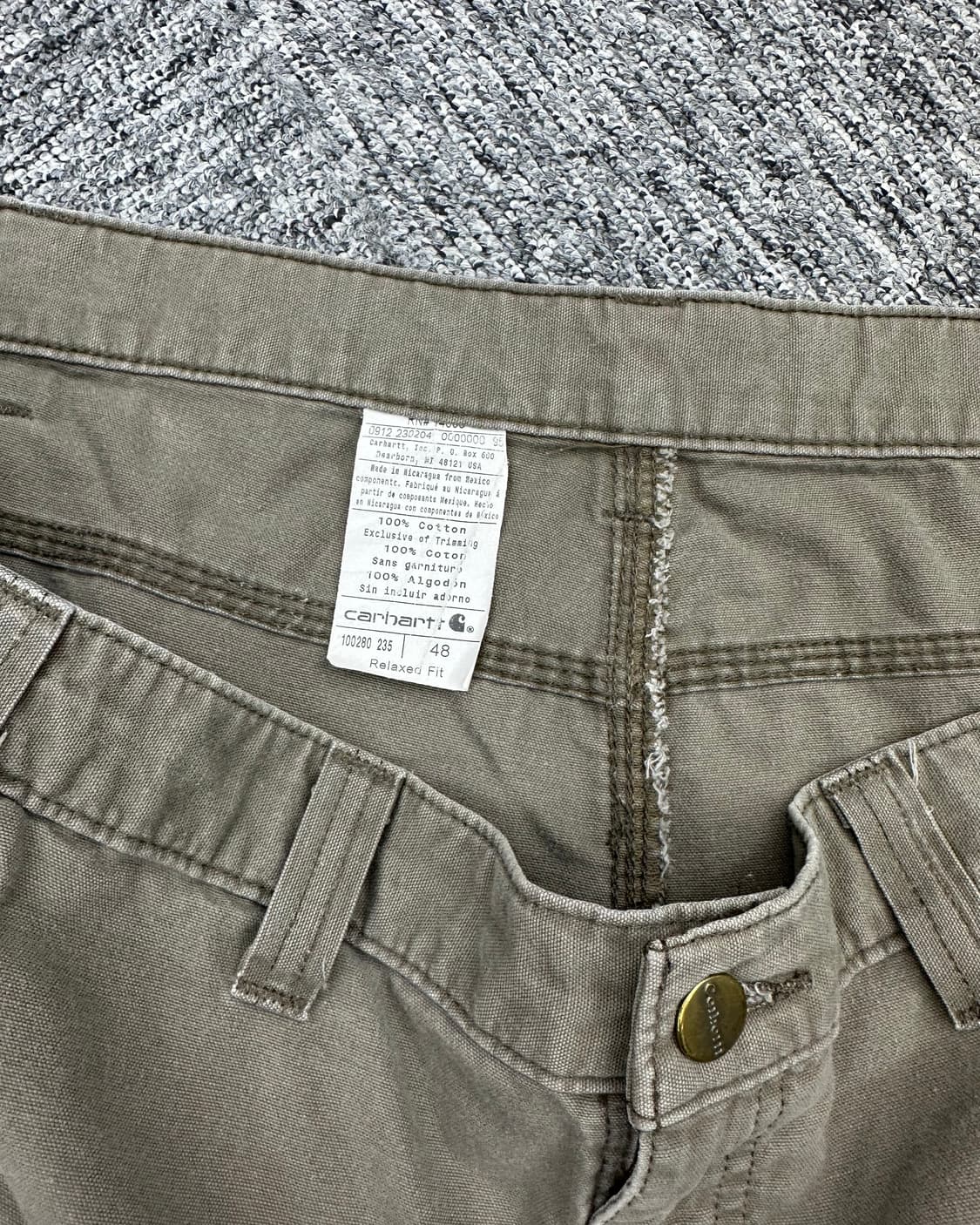 (허단58)칼하트 워크 반바지-M1990 상품이미지4