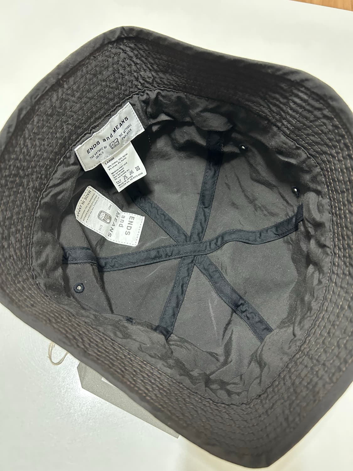 엔즈앤드민즈 아미햇 Army hat 챠콜 L 상품이미지3