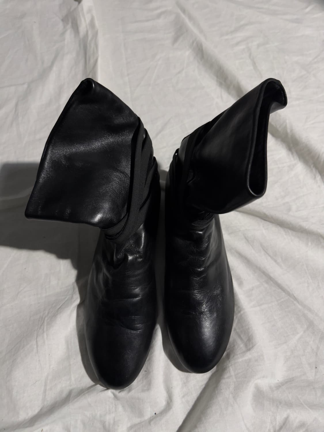 스튜어트 와이츠먼 스트랩 레더 웨지힐 앵클부츠 상품이미지2