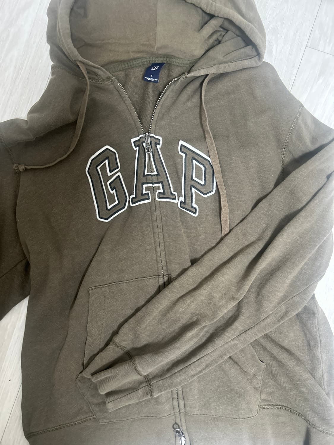 Gap카키후드집업 상품이미지2