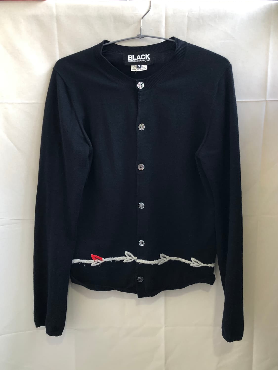 꼼데가르송 블랙 가디건 상품이미지1