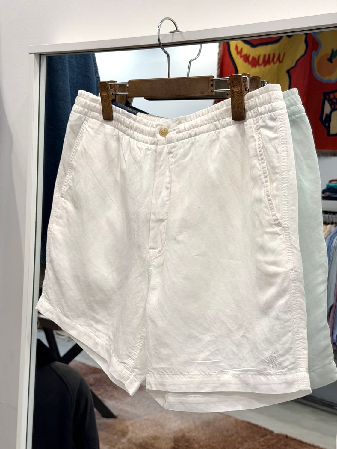 (deadstock) Polo RL 폴로 랄프로렌 린넨 트라우저 쇼츠 상품이미지1