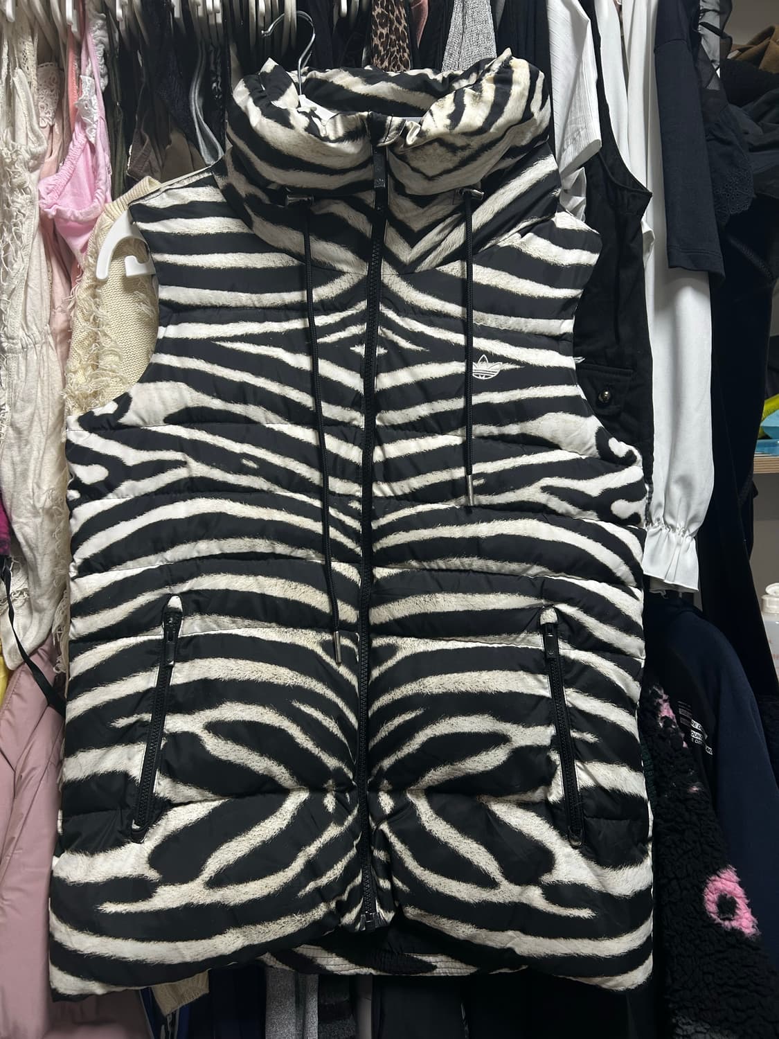 지브라 아이다스 조끼패딩 상품이미지1