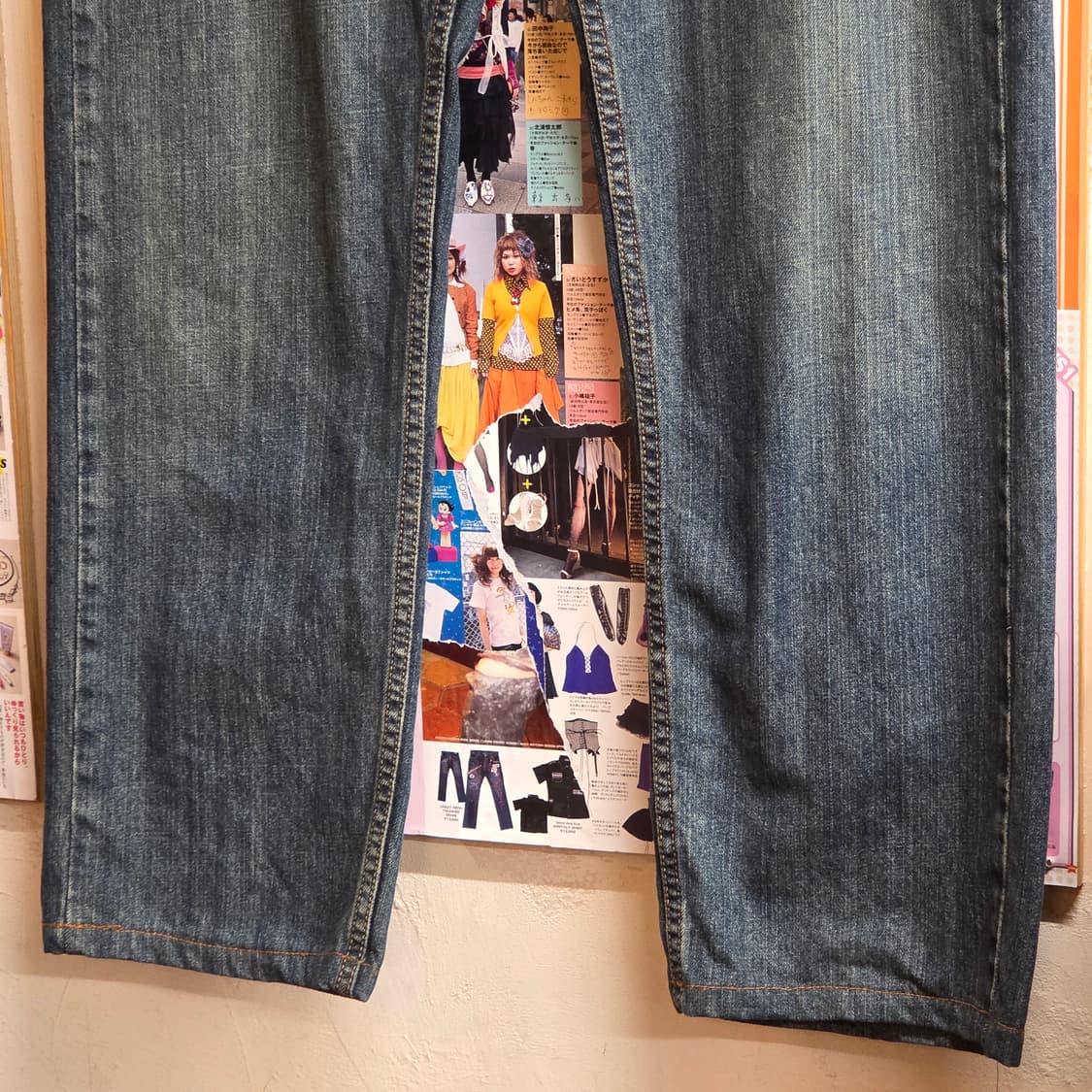 리바이스 505 워싱 데님 팬츠 상품이미지8