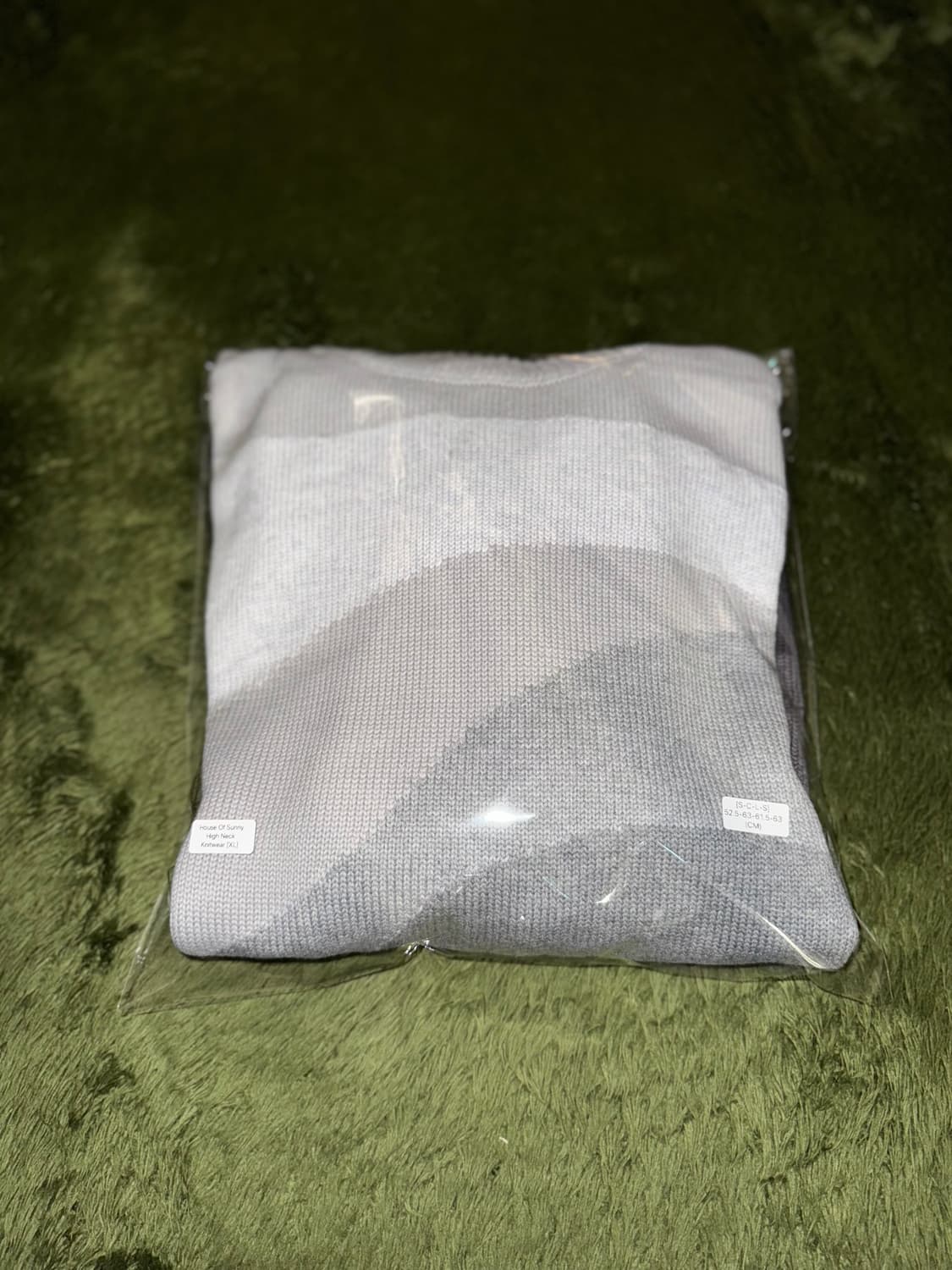 [XL] 하우스 오브 써니 웨이브 엠브로더리 로고 하이넥 니트 상품이미지10