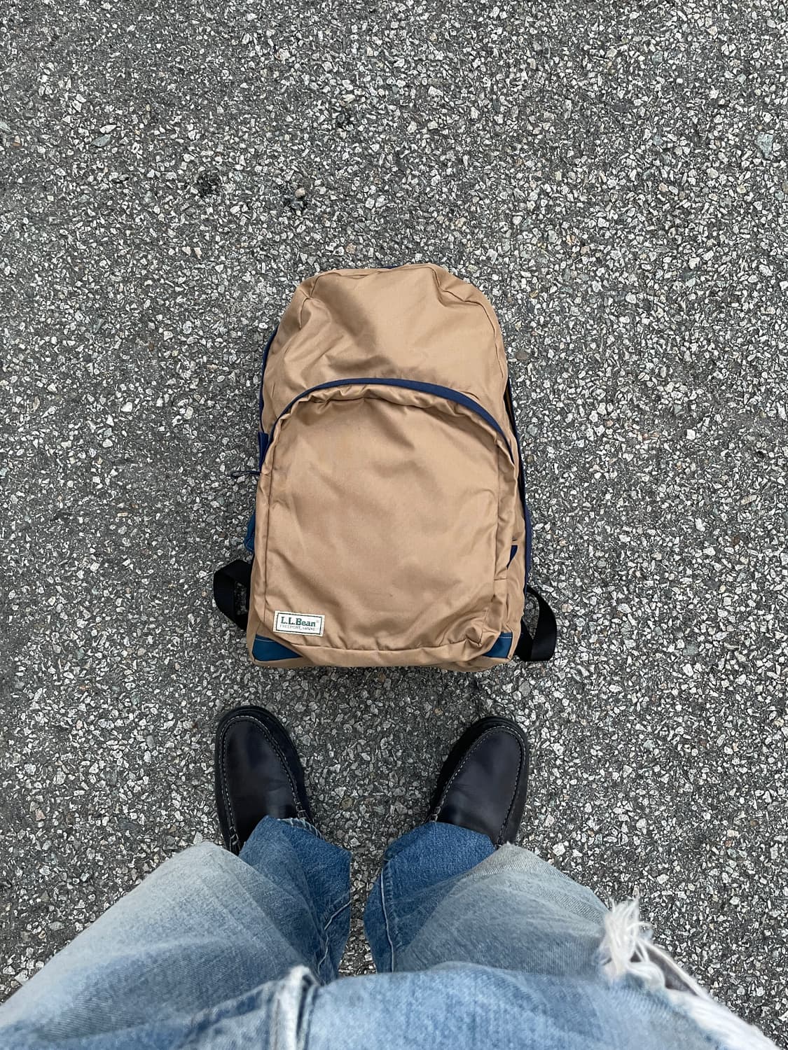 90s L.L. Bean Nylon Backapack(Dead stock 상품이미지1