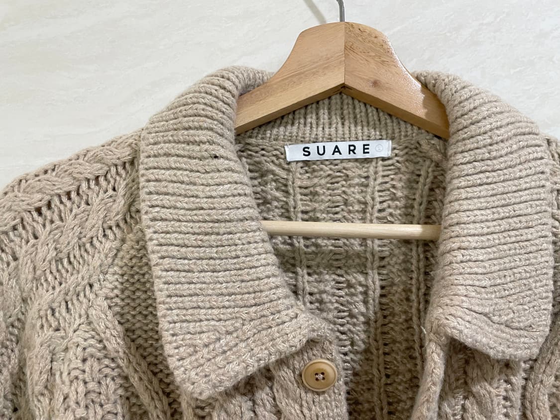 수아레 / 에어 울 아란 니트 가디건, 남성 가디건 / L(105) 상품이미지4