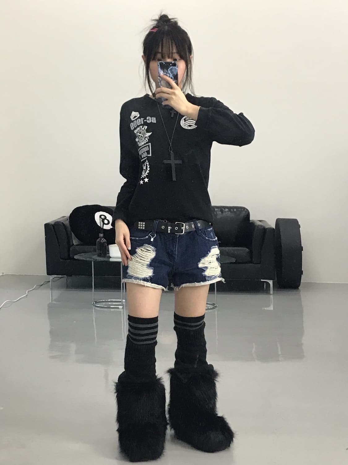 Ble Y2k Graphic Long Sleeve T-Shirts 상품이미지1