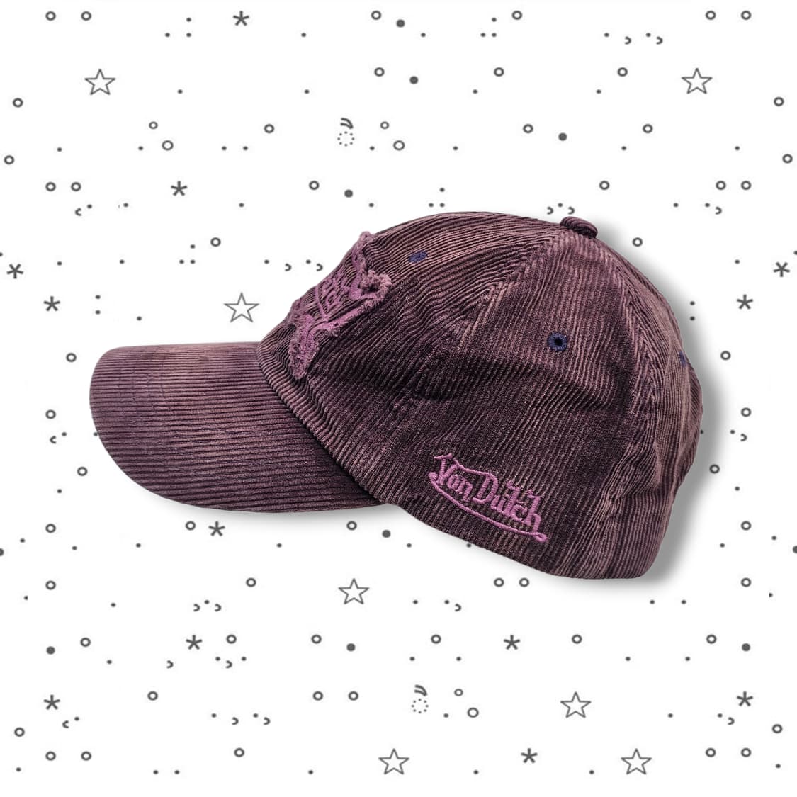  VonDutch 본더치 코듀로이 퍼플 캡 상품이미지5